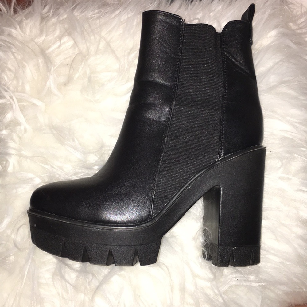 Chunky Platform Booties - image 2